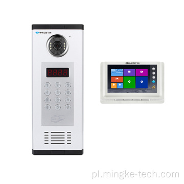 Doorbell Video Intercom Wodoodporne światła LED System analogowy